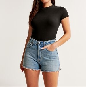 Abercrombie & Fitch Light Blue Jean Shorts